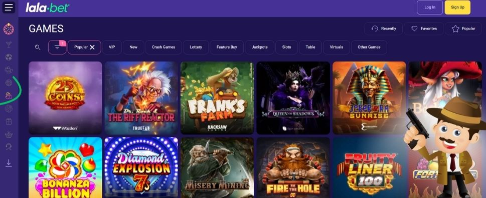 Lalabet casino spellen