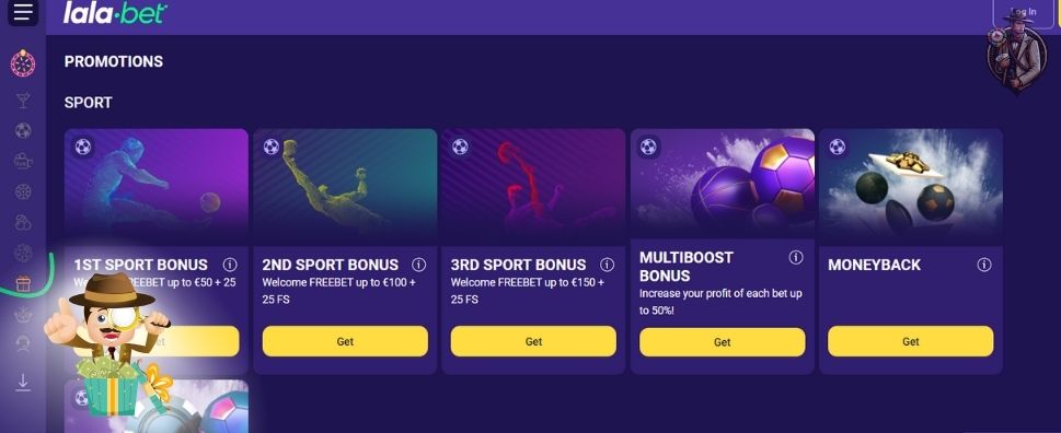 Lalabet online casino bonus