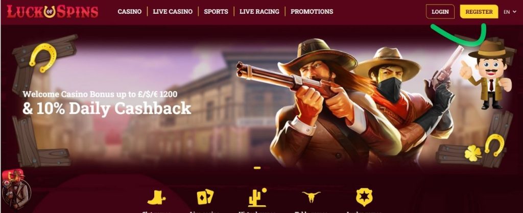 Luck of Spins Casino 