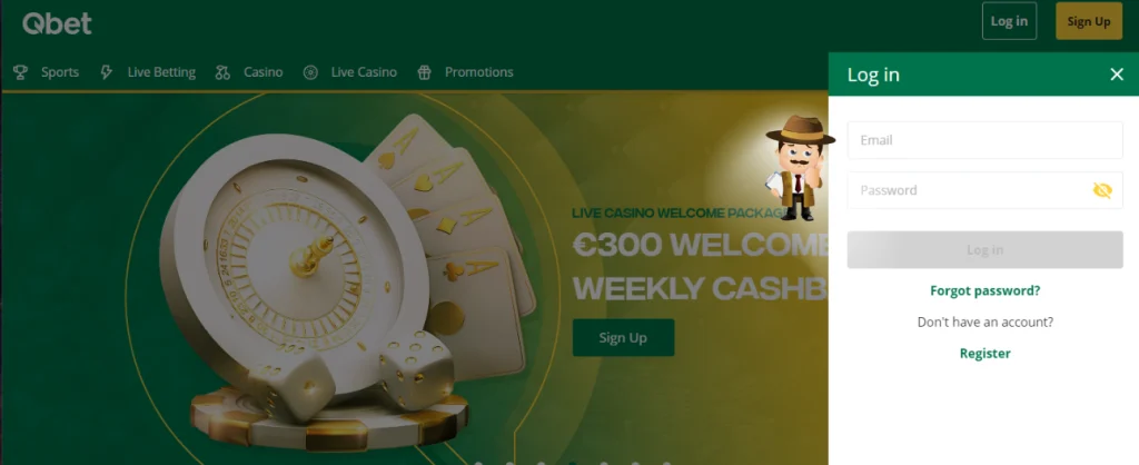 qbet casino inloggen