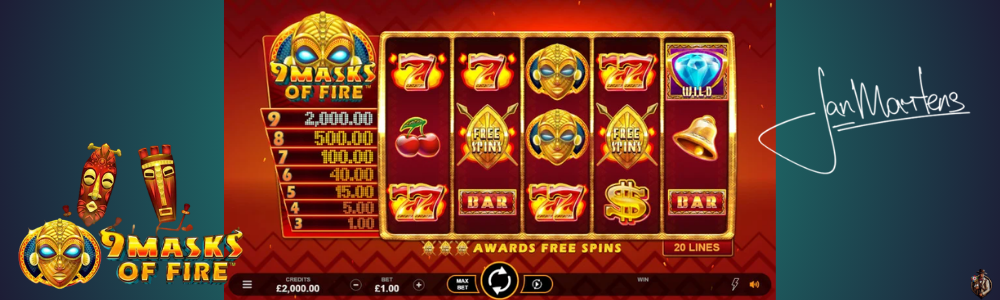 9 Masks of Fire spelen