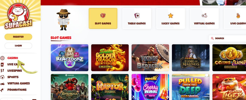 Supacasi Casino slot