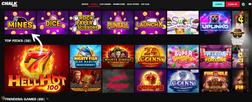 Chalkwins Casino slot