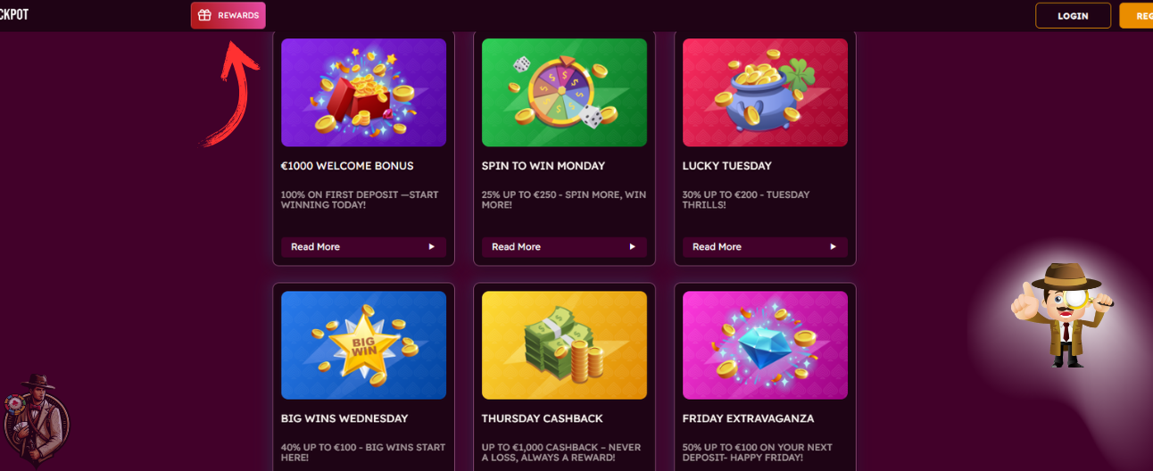 Lets Jackpot casino bonus