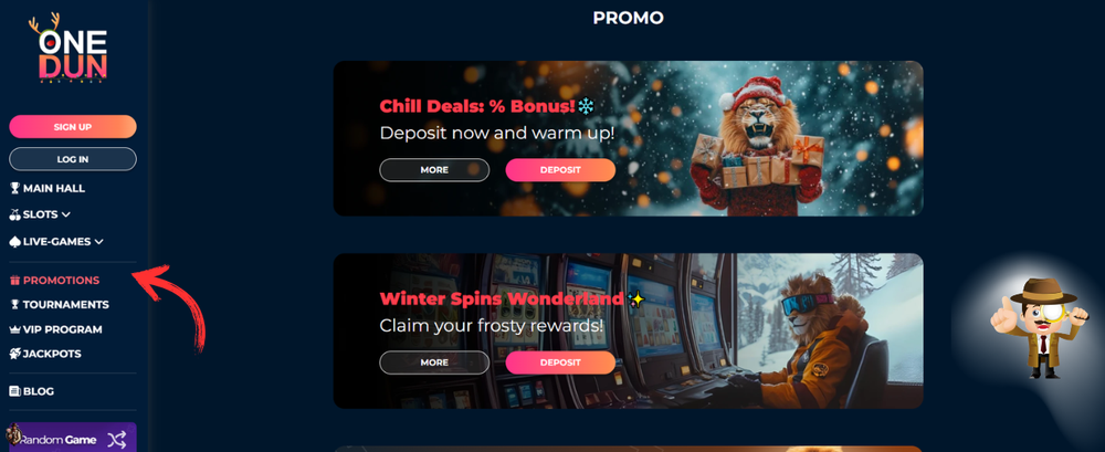 One Dun casino bonus