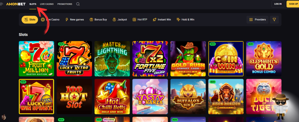 Amonbet casino slot