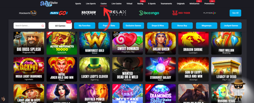 My Stake casino slot