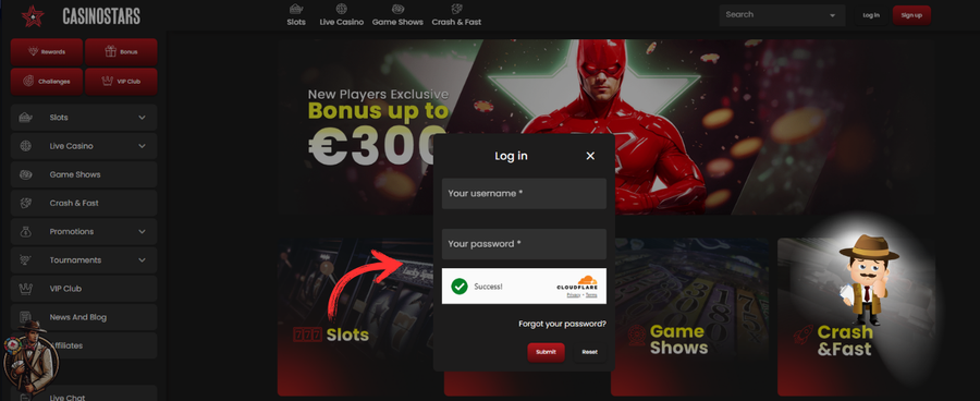 Casino Stars inloggen