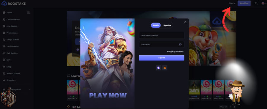 RooStake Casino inloggen