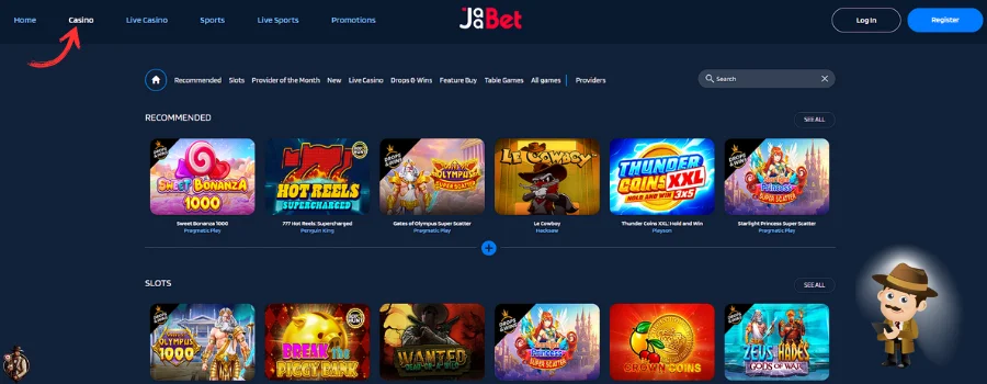 JaaBet Casino Spellen