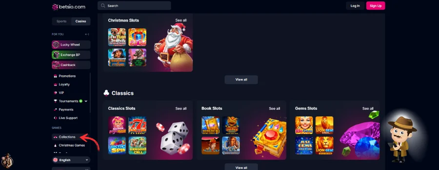 Betsio.com Casino Spellen