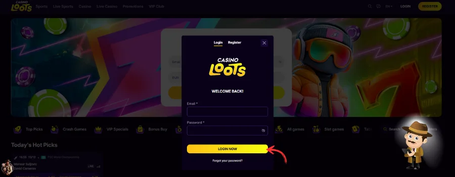 Casino Loots inloggen