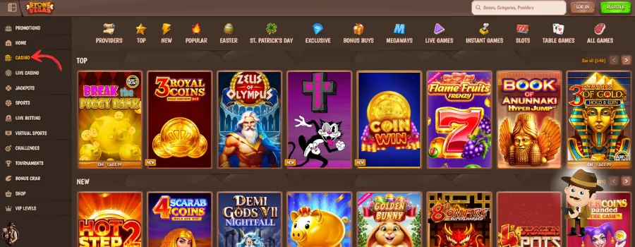 StoneVegas Casino Spellen